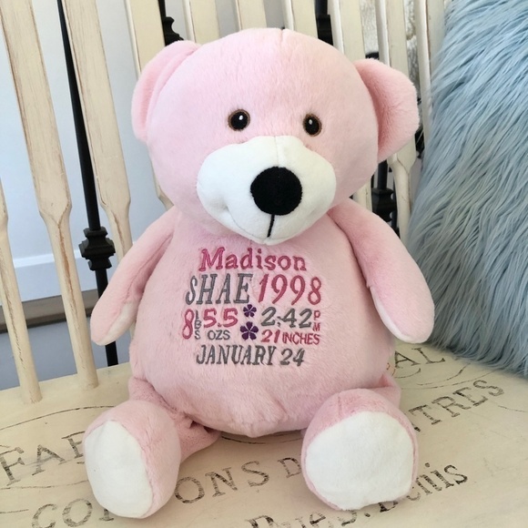 Embroider Buddy, Stuffed Plush Bear, Embroider and Personalize, New with Tags - Picture 12 of 12